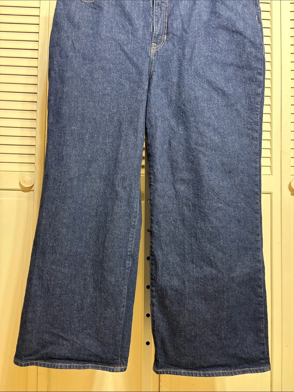 J. Crew Slim-Wide Leg Jean in Indigo Wash Size 33